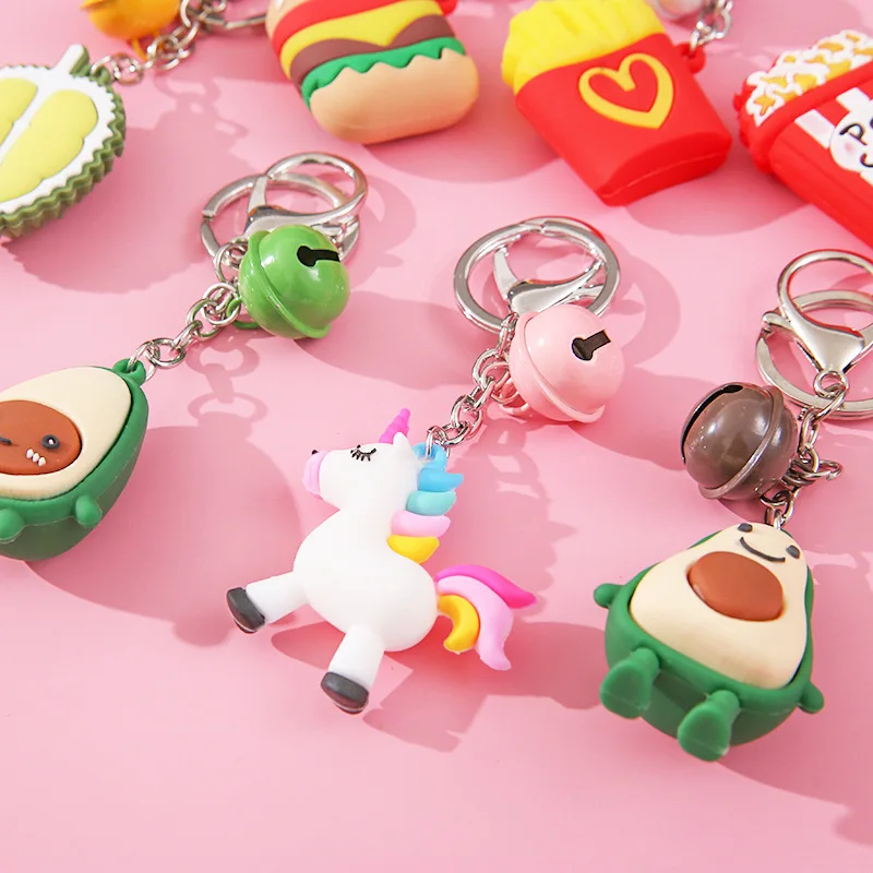 Держатель для ключей с радужным единорогом мужчин и женщин Сумка украшением