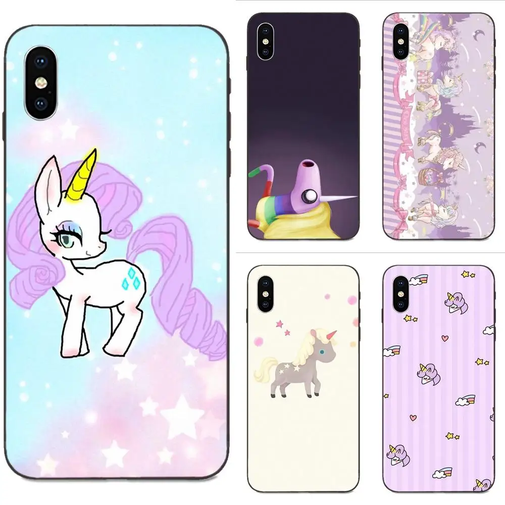 Радужный единорог летающий прекрасный для Huawei nova 2 2S 3i 4 4e 5i Y3 Y5 II Y6 Y7 Y9 Lite Plus Prime Pro 2017