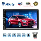 Автомобильное радио Hikity 2 Din 7018B, 7-дюймовый сенсорный HD-экран, стерео, FM-приемник, Bluetooth, мультимедиа, mp5-плеер, USB, Авторадио, монитор резервного копирования
