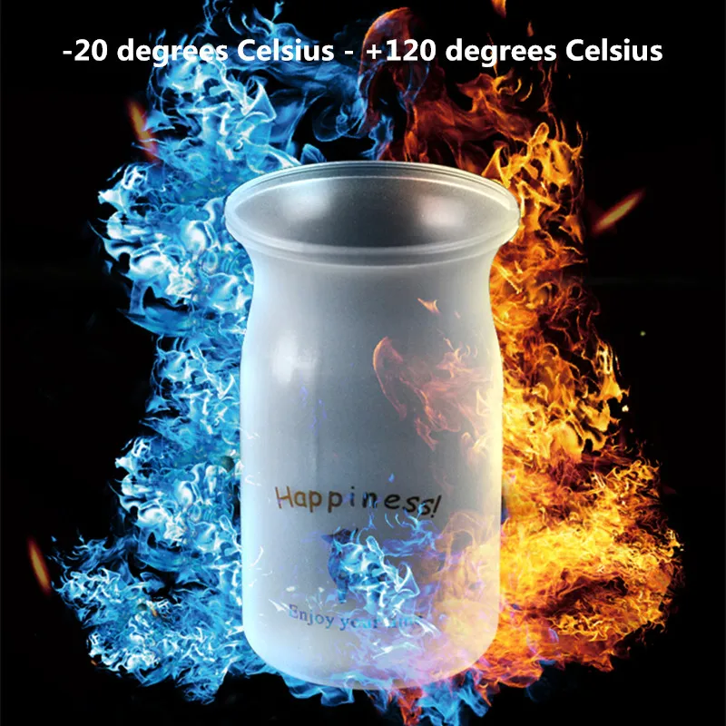 25 шт. креативные одноразовые пластиковые стаканчики для молочных пудингов