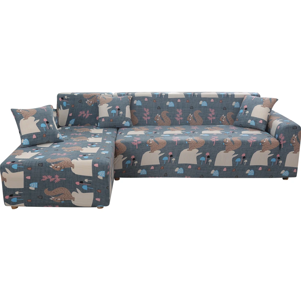 2 шт. угловая Крышка для дивана эластичная крышка секционная L форма d шезлонг