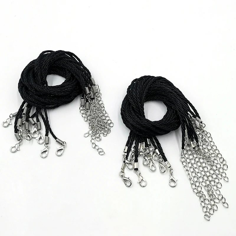 

10Pcs/Lot 52cm Nylon Cord Jewelry Findings Bracelet Necklace DIY Accessories Braided Rope For Jewelry Making Supplies