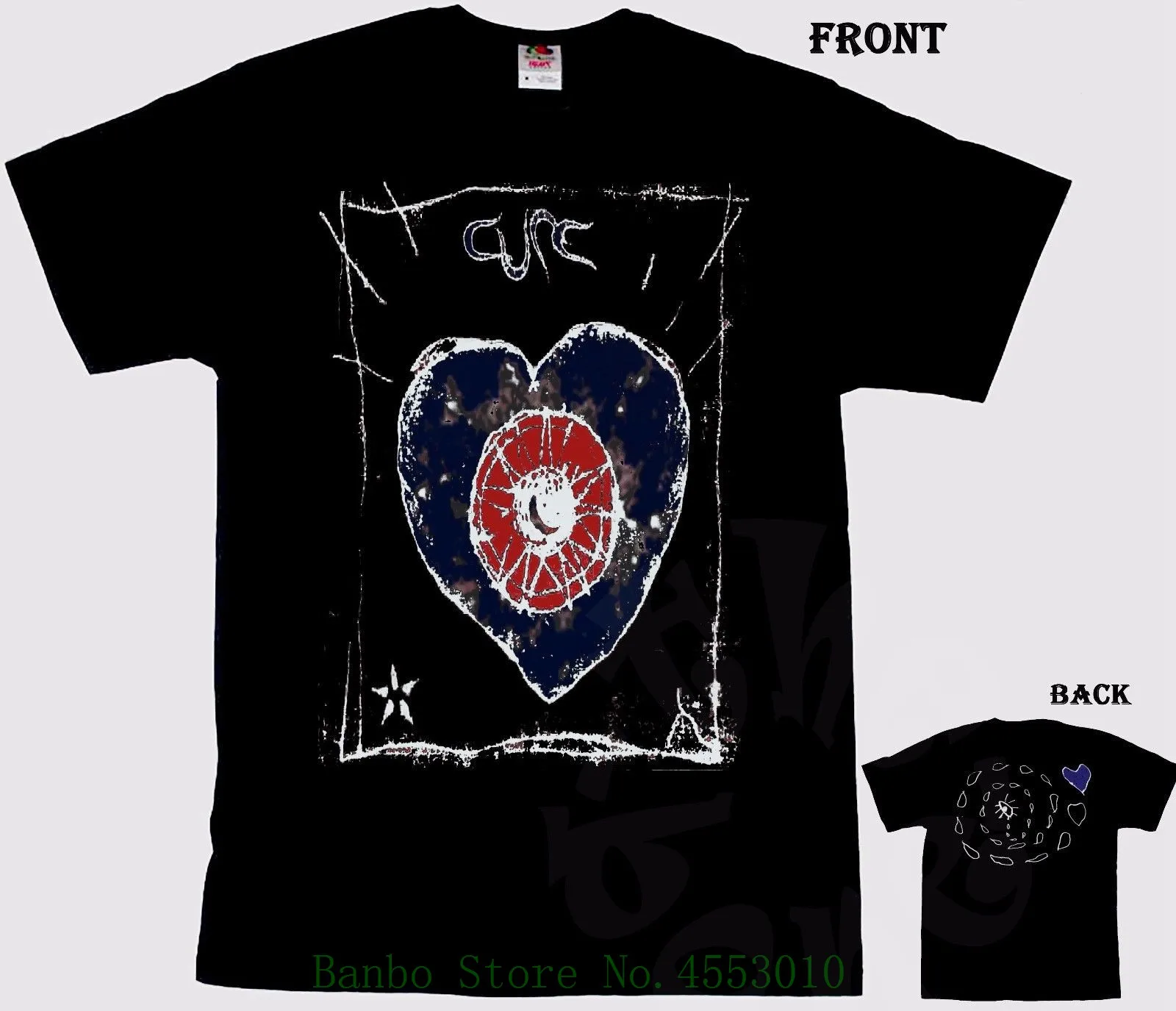 

The Cure Friday I'M In Love British Rock Band T _ Shirt Sizes S To 6Xl Men Cool Tees Tops