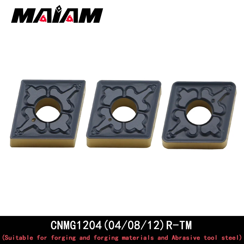 

CNMG1204 Rhombus 80 degree insert CNMG120404 CNMG120408 CNMG120412 TM pattern insert MCLNR for forging material, abrasive steel