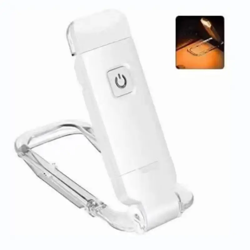 

LED USB Portable Bookmark Read Light Rechargeable Book Reading Light Brightness Adjustable Eye Protection Clip Book Light