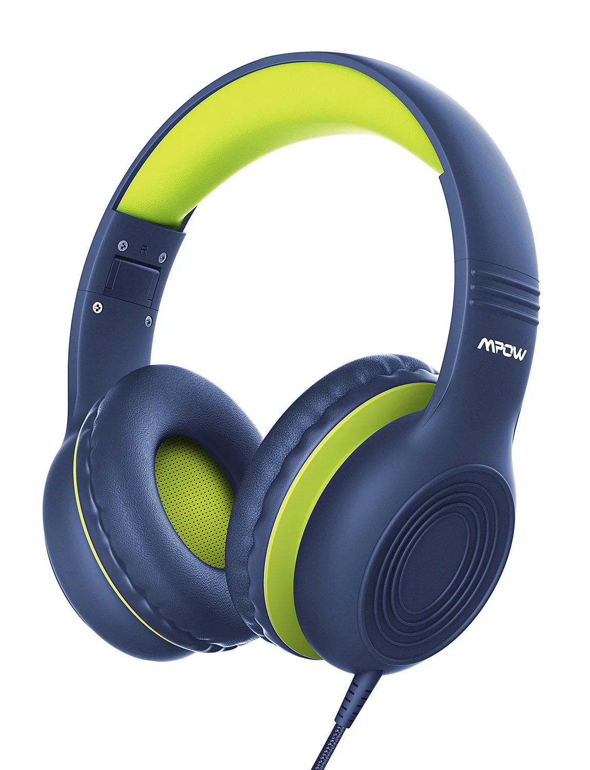 Dark Blue Mpow CH6S проводные наушники для детей с микрофоном Макс 85 дБ пищевого материала детские наушники для iPad Kindle телефонов - Цвет: Dark Blue