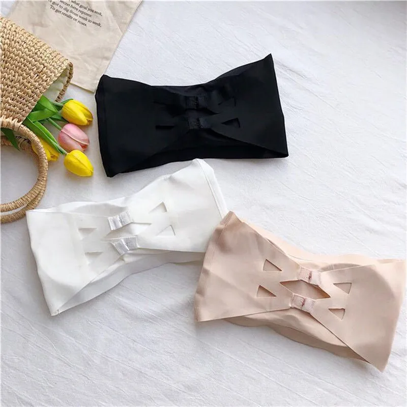 Summer Strapless Wireless Sexy Tube Bra Soft Push Up Seamless Bras Women Crop Tops Top Lingerie | Женская одежда
