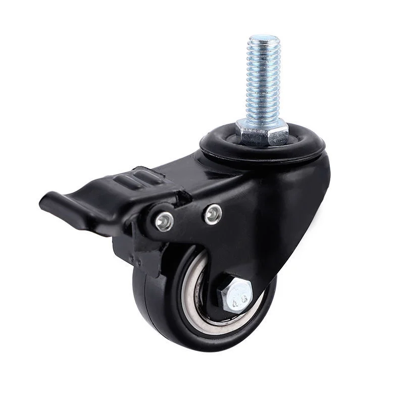 

4Pcs Furniture Caster Heavy Duty 200kg 1.5 Inch 40mm 360 Rotatable Screw Swivel Castor Wheels Trolley Rubber Protective E12103