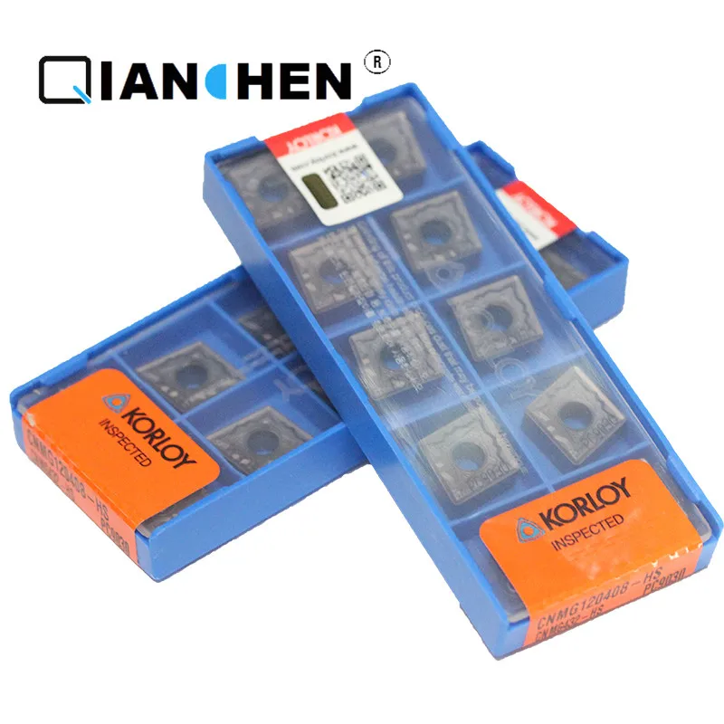 

Оригинальные Корея KORLOY CNMG120404HS PC9030 CNMG120408-HA NC3020 (10 шт./лот) Высокое качество резец для внутренней обточки вставки