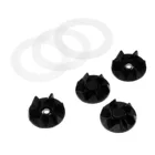 Сменная муфта с редуктором лезвия и Фрикционом двигателя, сцепление и уплотнительная прокладка, подходит для блендеров Cuisinart, 1 комплект