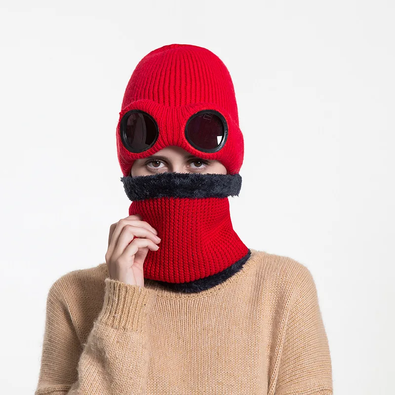 Зимняя шерстяная уличная велосипедная ветрозащитная Мужская теплая шапка с