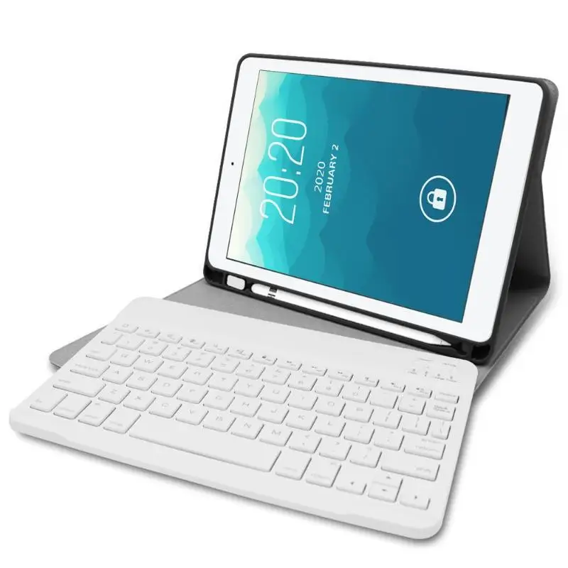 ALLOYSED 2 в 1 PU кожаный планшетный ПК защитный чехол с Bluetooth 3,0 Беспроводная клавиатура для iPad Air 1/2 iPad Pro 9,7"