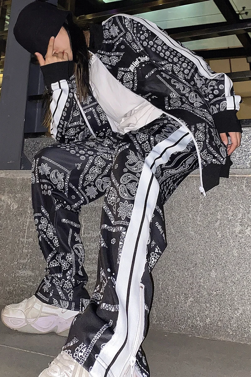 

Palm Angels printed letters men women sports casual suit tide brand 153248678