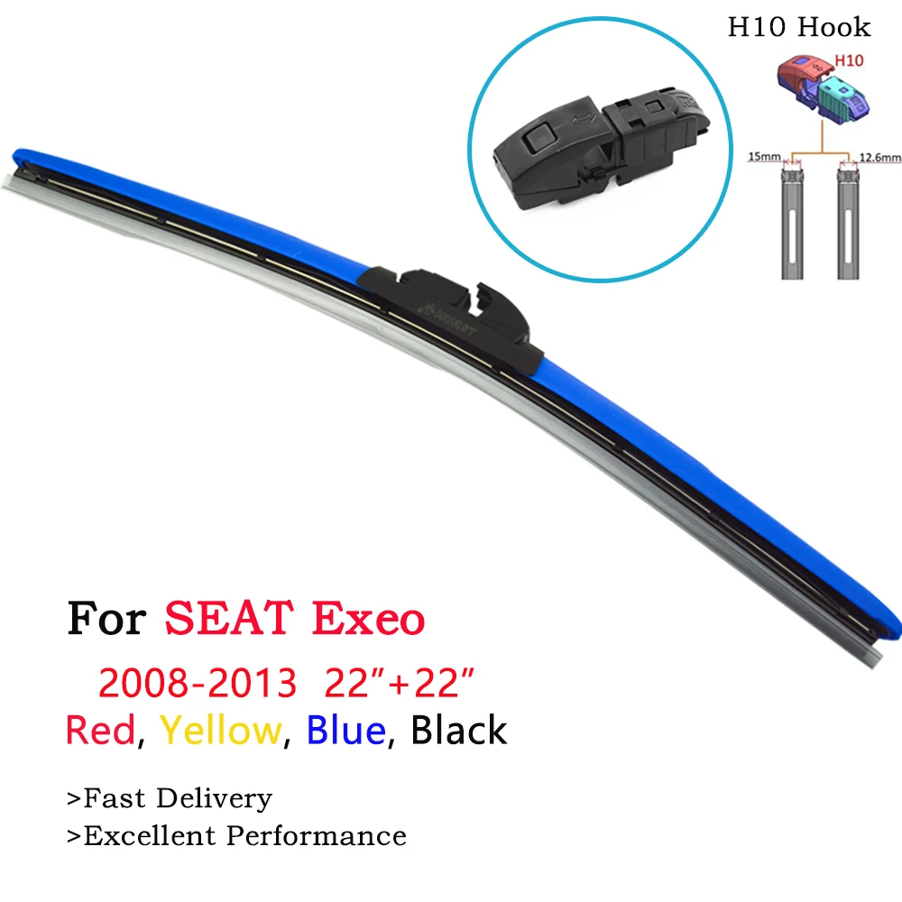 HESITE цветные щетки стеклоочистителя для SEAT Exeo ST аксессуары 2008 2009 2010 2011 2012 2013