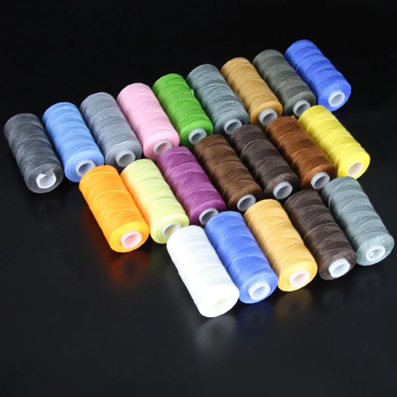 INS Hot 30m/Roll Durable 0.8mm Leather Waxed Thread Cord for DIY Handicraft Tool Hand Stitching Thread Flat Waxed Sewing Line