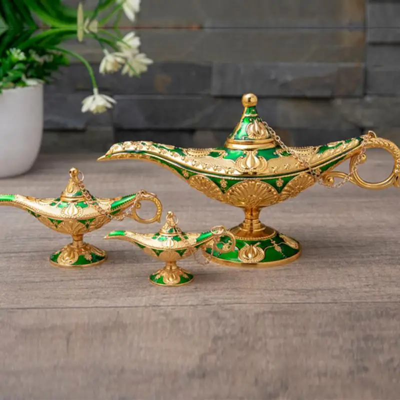 Новая лампа Aladdin традиционная вырезанная сказочная расцветка для желаний чайный
