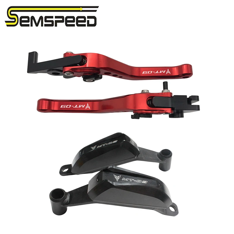 SEMSPEED мотоцикл MT 09 короткие рычаги защита двигателя слайдер для YAMAHA MT09 TRACER 2014 2020
