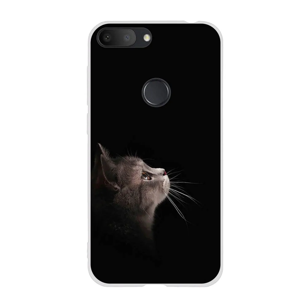 49 Sof ТПУ чехол для Alcatel 1 S 1 S мультфильм Кот милый узорчатый силиконовый чехол для алькателса 1 S защитный чехол для телефона - Цвет: 49