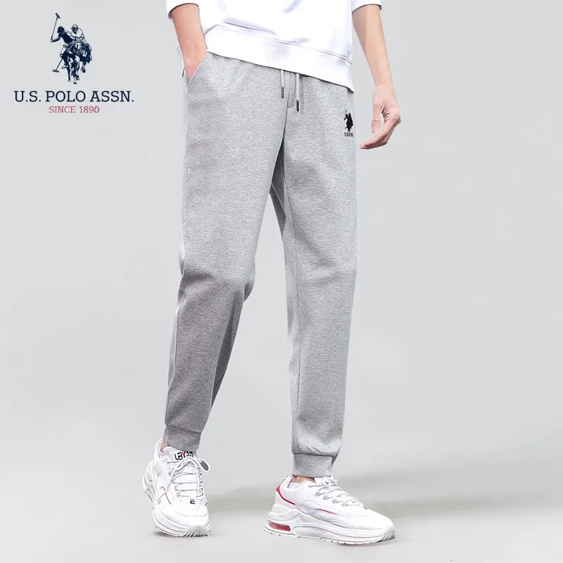 U.S.Polo Assn. Embroidered Men's Sweatpants Casual Loose Fashion Knit Pants | Мужская одежда