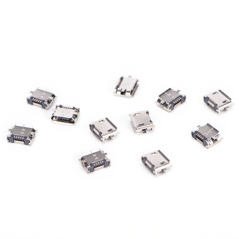 

10pcs 5 pin Charging Socket Micro USB 5pin B Type Female Connector For Mobile Phone Micro USB Jack Connector