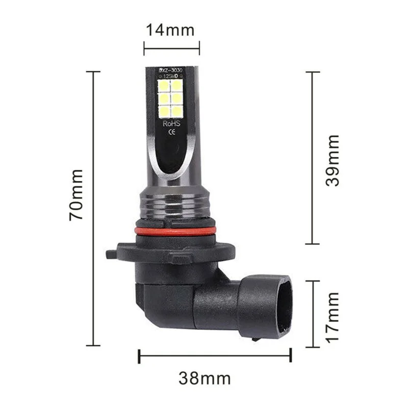 

DC12V LED Lights H10/9145/9140 20000LM 6000K-6500K Fog Parts Replacement
