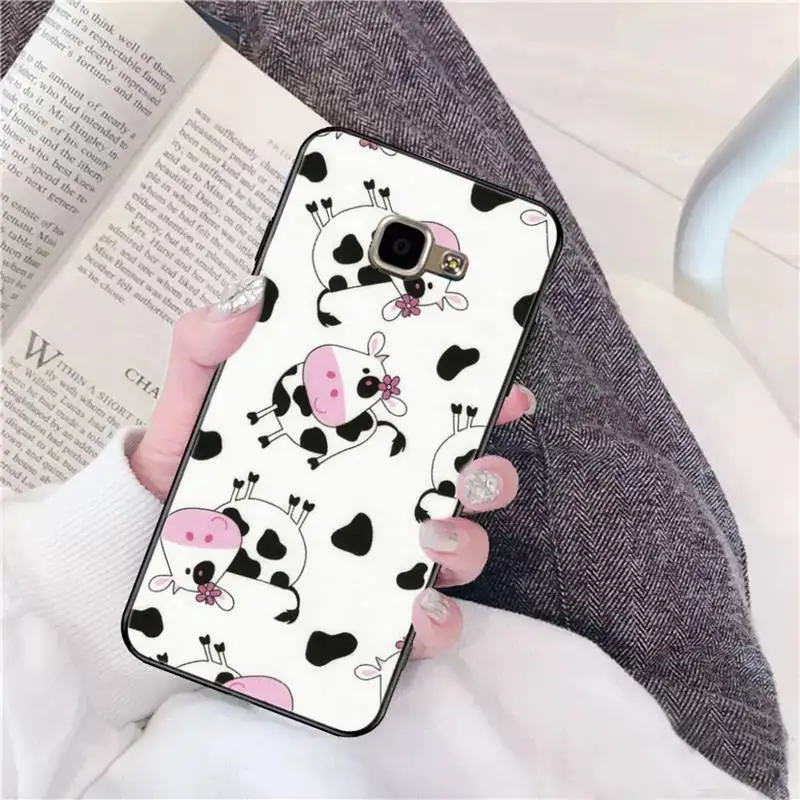 FHNBLJ чехол для телефона с коровьим принтом Samsung A6 A8 Plus A7 A9 A20 A20S A30 A30S A40 A50 A70 |
