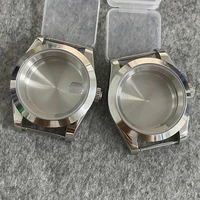 39mm stainless steel sapphire glass watch case fit nh35 nh36 movement metal dense bottom watch accessories for men women