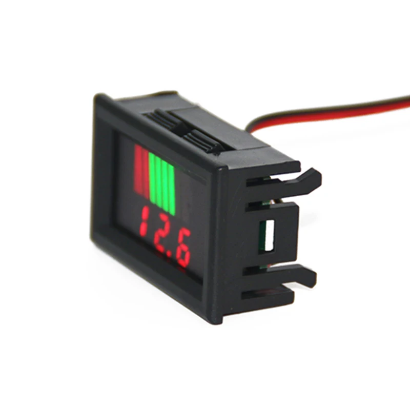 Индикатор емкости батареи процент напряжения тест er панель измеритель монитора