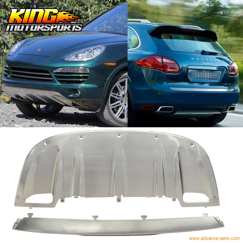 Подходит для 2011 2014 Porsche Cayenne OE Передняя Задняя противоскользящая пластина бампер