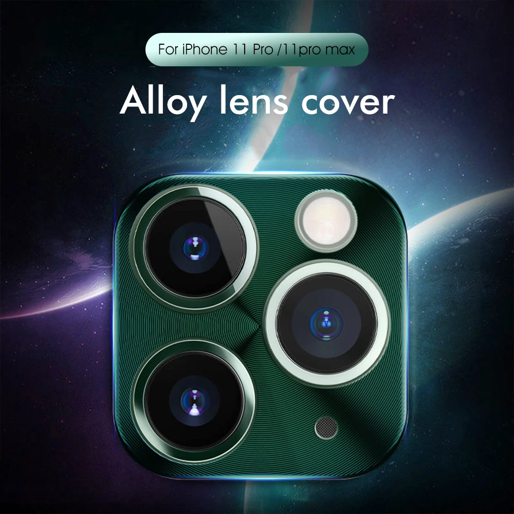Роскошный защитный металлический чехол для задней камеры с кольцом apple iphone XS 11 Pro