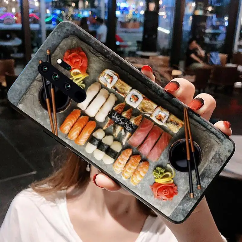 Чехол для японской кухни суши оболочка Redmi Note 9 8 8T 8A 7 6 6A Go Pro Max K20 K30|Бамперы| |