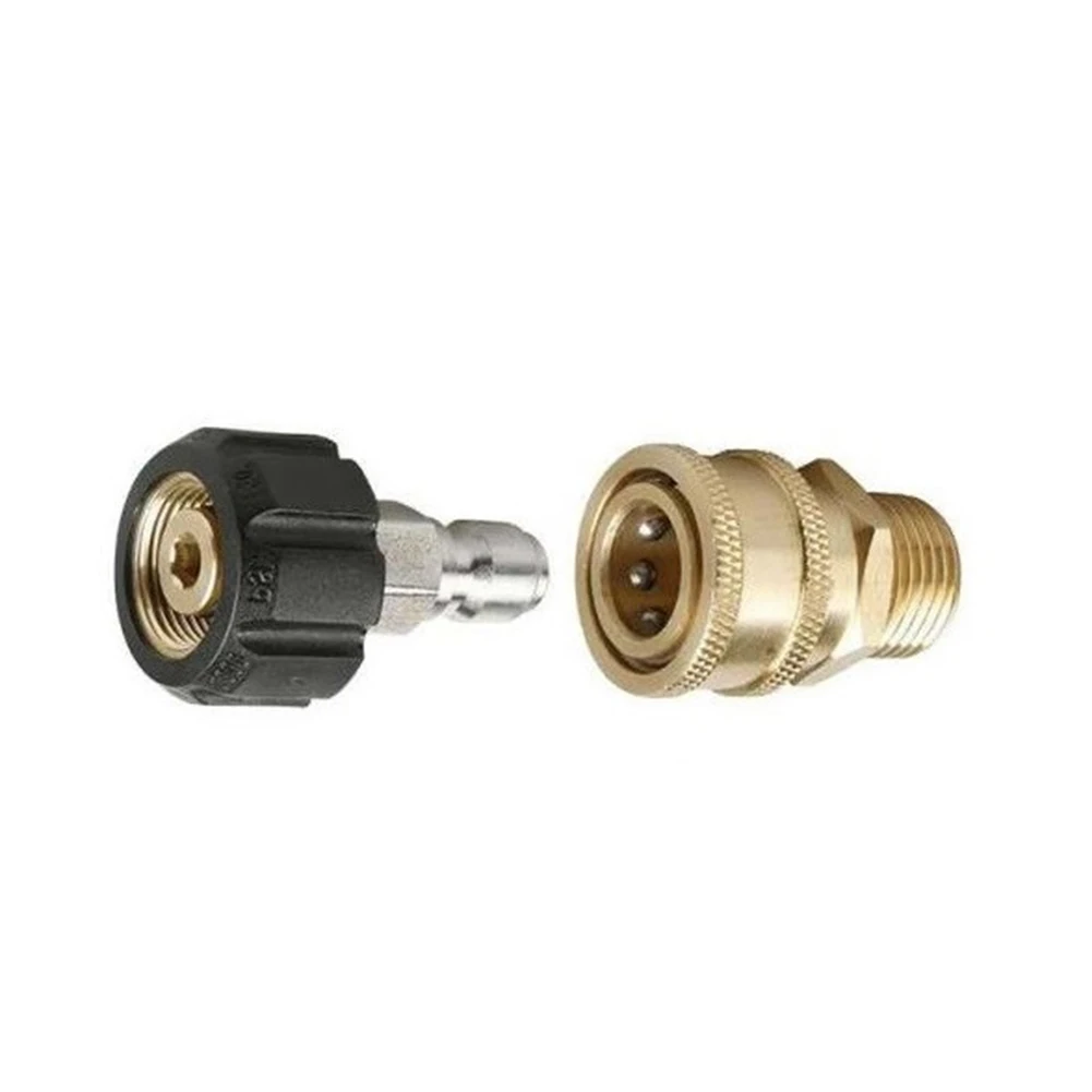 Spray Bottle Car Cleaning Tool Set 2pcs/Set Pressure Washer Adapters M22-14 mm Swivel to 3/8 inch Quick Connector | Автомобили и