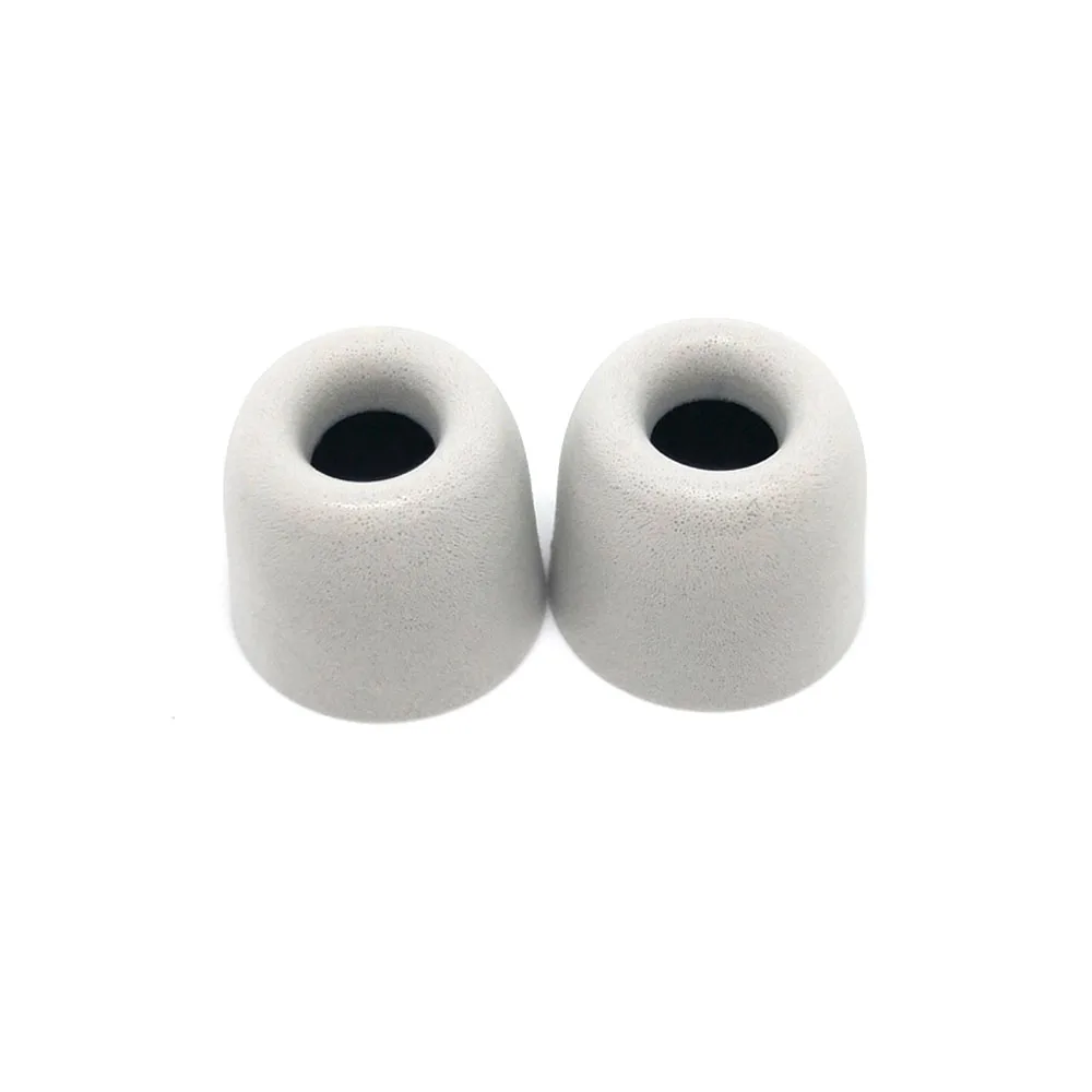 T100 L gray 2pcs ANJIRUI 5 цветов T100 3,0 мм калибра амбушюры/колпачок T100 пены памяти ушные наконечники пена для гарнитуры губки амбушюры для наушников - Цвет: T100 L gray 2pcs