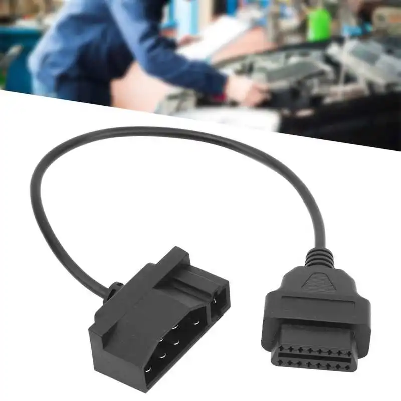 40 см/15.7in 7 ‑Pin OBD1 для OBD2 OBDII 16 диагностический сканер адаптер кабель подходит