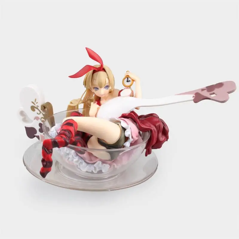 

Anime Alice in Wonderland Tasting Teacup Girl Alice Special Edition Figure Sexy People hand model