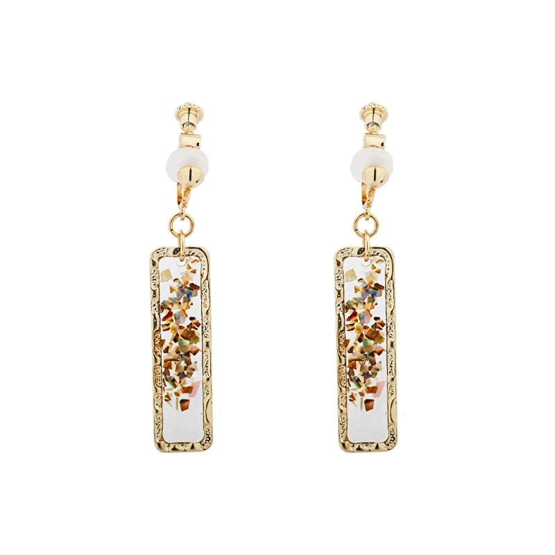 Yhpup модные минималистичные винтажные геометрические висячие серьги с