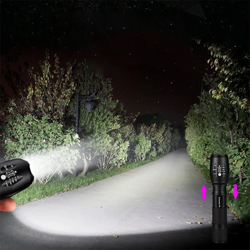LSL светодиодный наружный водонепроницаемый фонарик Портативный USB
