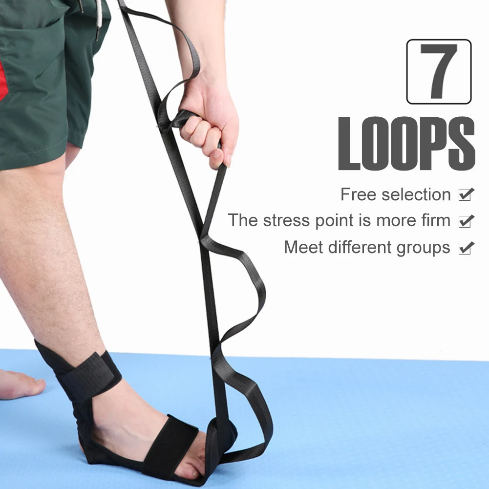 

Leg Ankle Brace Support Training Stretching Belt Stroke Hemiplegia Rehabilitation Strap Correction Braces Yoga Belt