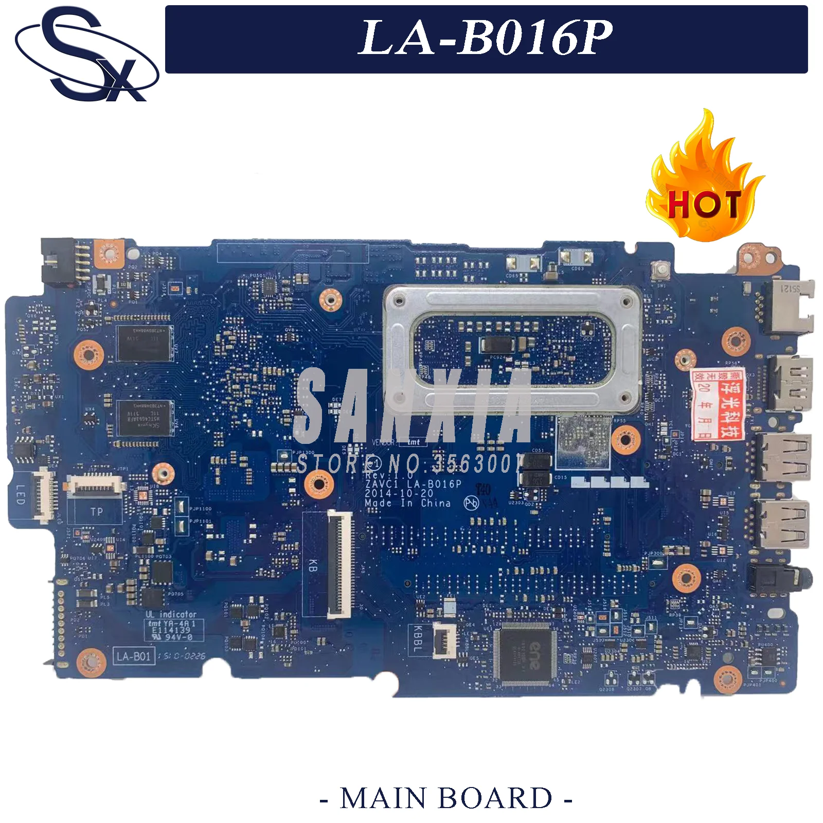 kefu zavc1 la b016p laptop motherboard for dell inspiron 15 5548 14 5448 original mainboard i7 5500u r7 m265 2gb free global shipping