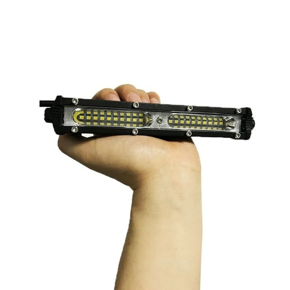 Супер яркий Однорядный тонкий автомобильный светодиодный рабочий светильник