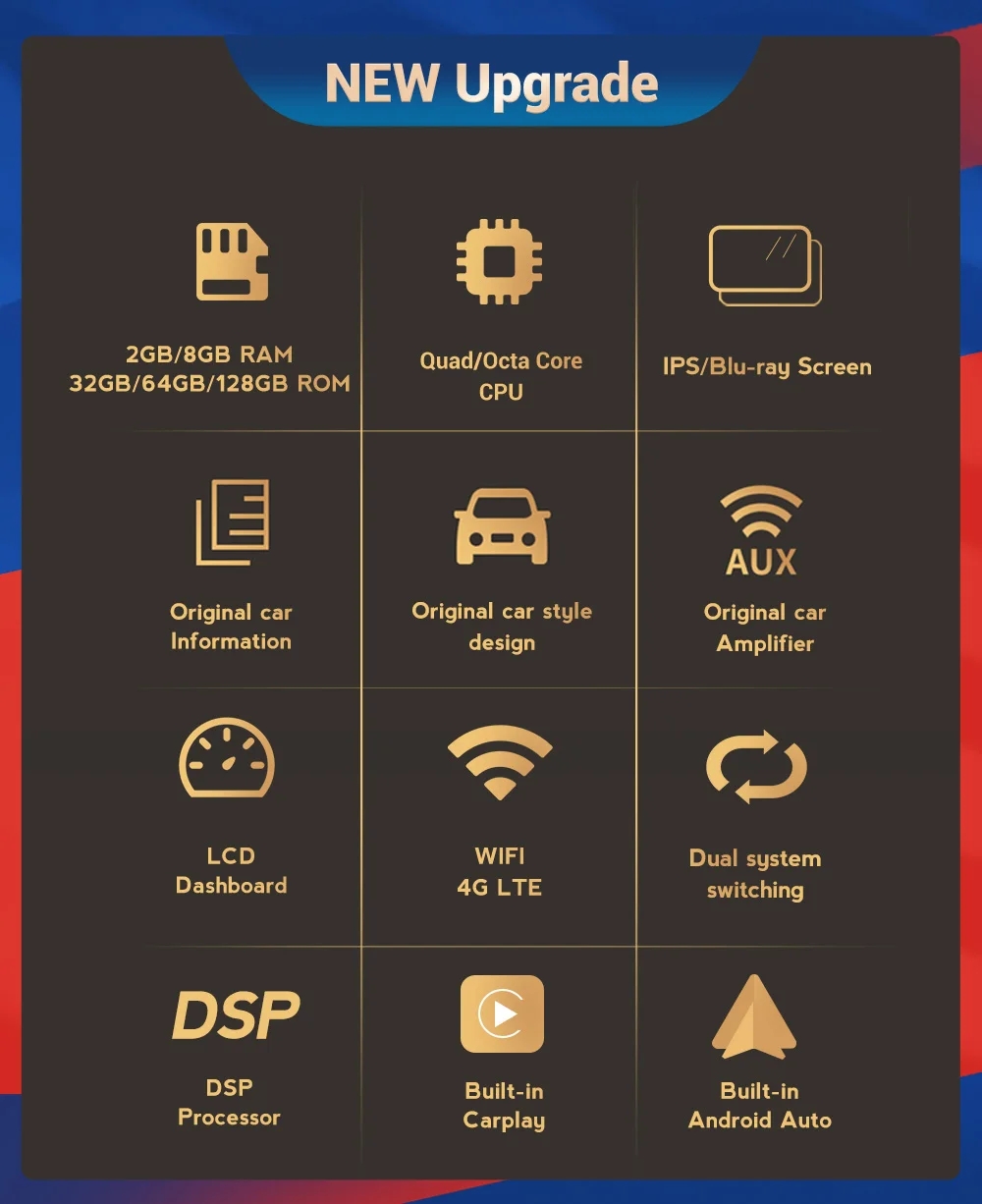 

New 1920*720 8GB+128GB 4G LTE Android Car Multimedia Player for Mercedes Benz E Class W212 2009-2015 Carplay Auto GPS DSP