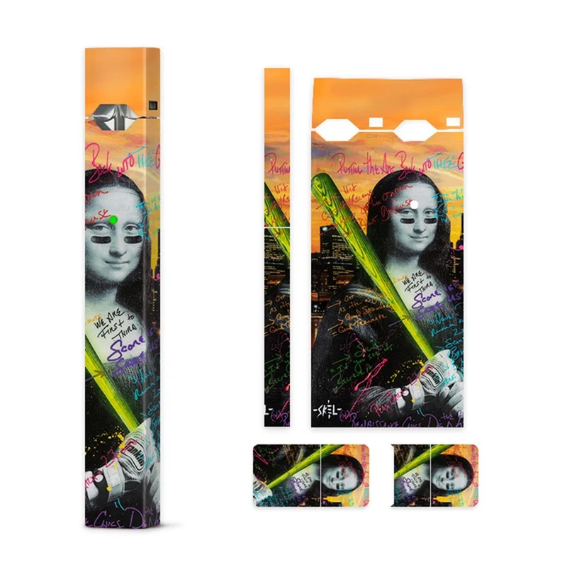 

High Quality Fashion Funny Electronic Cigarette Stickers For JUUL