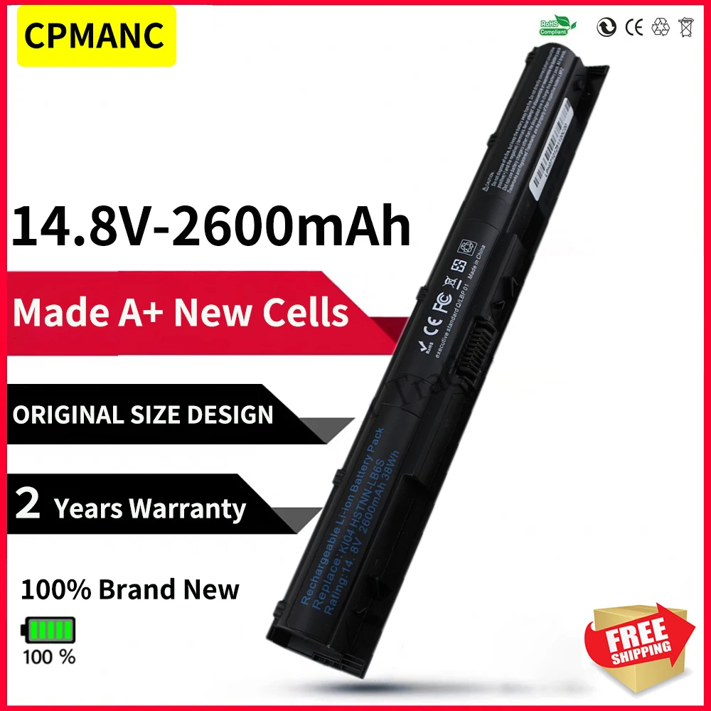 Аккумулятор CPMANC 800049-001 для ноутбука HP Pavilion 15-ab292nr 14-ab000, 17-g000 ~ 17-g099, HSTNN-DB6T/LB6R HSTNN-LB6S/LB6T Аккумулятор CPMANC 800049-001 для ноутбука HP Pavilion 15-ab292nr 14-ab000, 17-g000 ~ 17-g099, HSTNN-DB6T/LB6R HSTNN-LB6S/LB6T