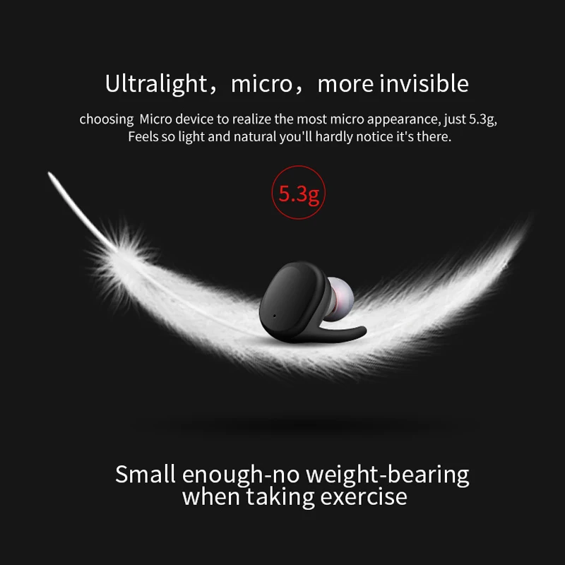 

Wireless Headphones TWS Mini True Bluetooth 5.0 Stereo Earphones In-Ear Headset For Smartphone IPhone Samsung Xiaomi Earbuds