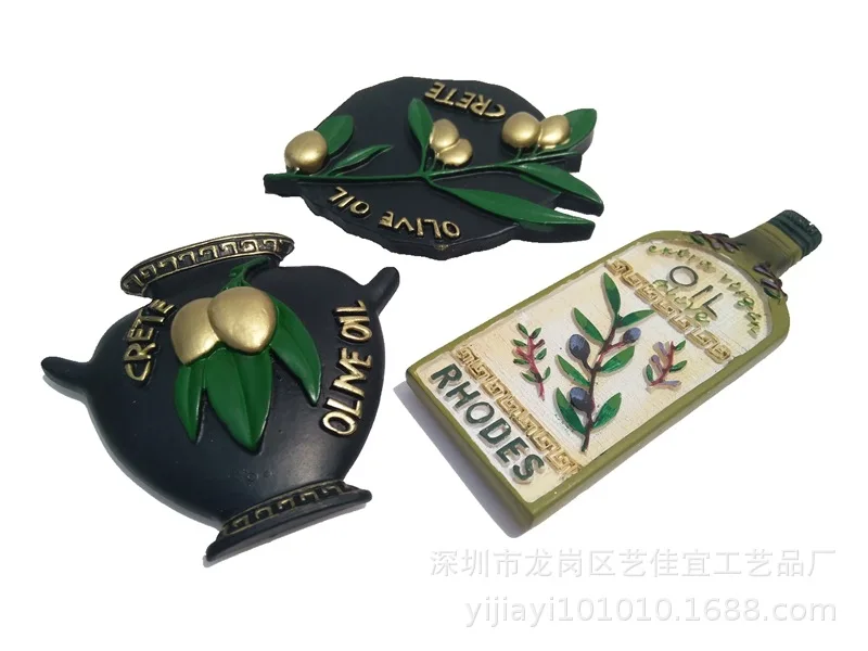 Магниты на холодильник в форме оливкового дерева 3D магниты европейском