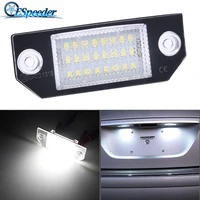 espeeder 1pc 12v car license plate lights number accessories lamps tail light for 03 18 ford focus c max 03 08 mk2 1pcs