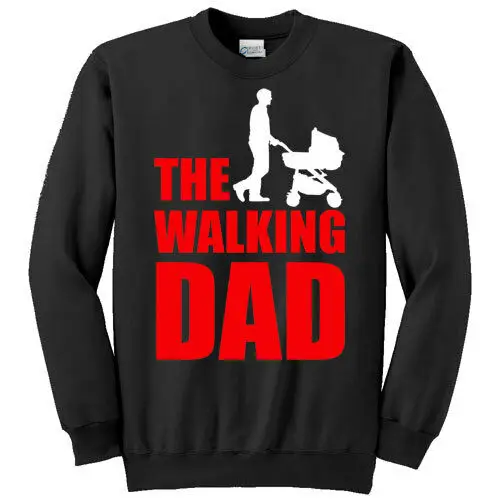 Felpa Walking Dad divertente festa del papa Dead inspired!|Мужские футболки| |