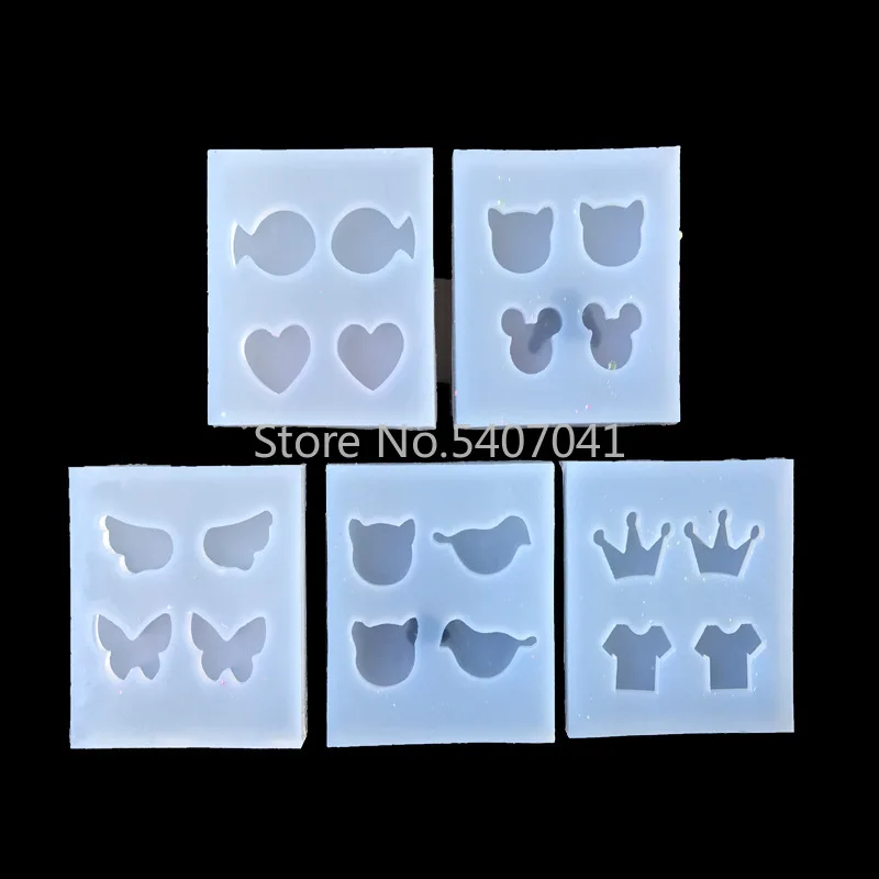 1 шт. формы для изготовления медвежонок птиц крыльев бабочки сердечек жидкого