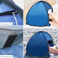 summer outdoor portable beach sun shade tent uv protecting sunshelter automatic opened camping sunshade tent with storage bag