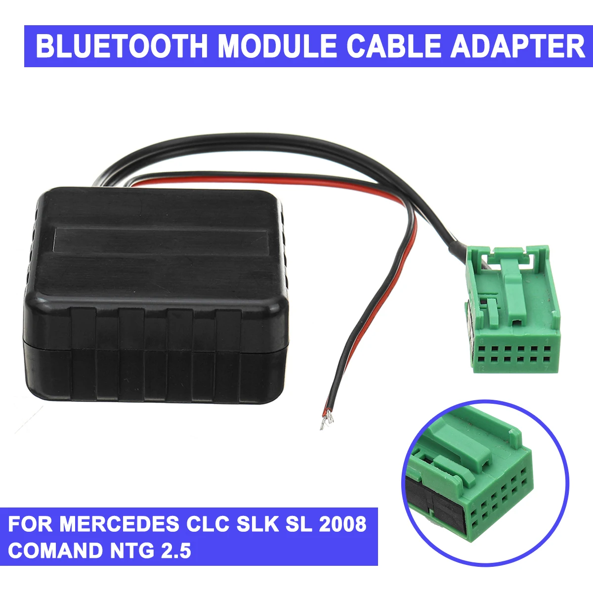 Автомобильный bluetooth для Mercedes CLC SLK SL 2008 Comand NTG KROAK модуль Aux приемник кабель адаптер